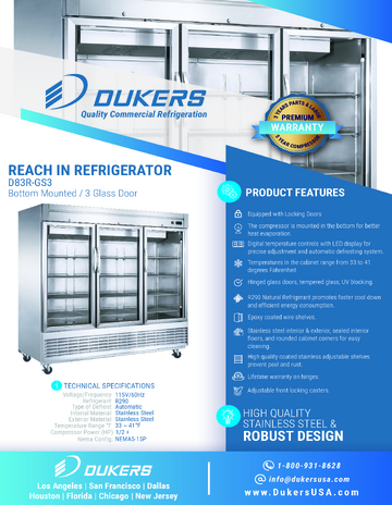 Spec Sheet