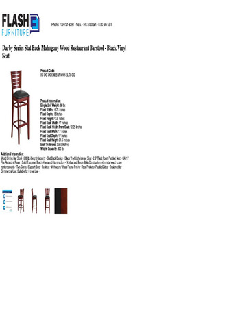 Spec Sheet