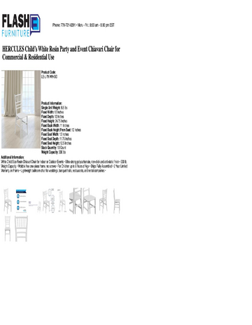 Spec Sheet