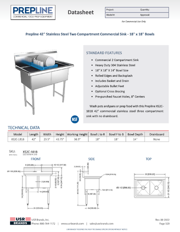 Spec Sheet