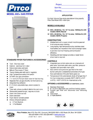 Spec Sheet