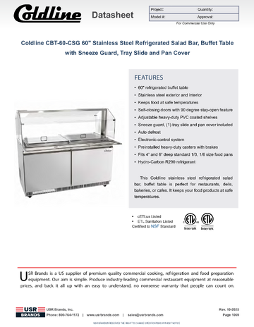 Spec Sheet