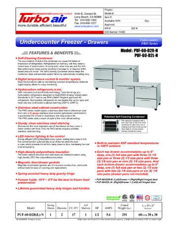 Spec Sheet