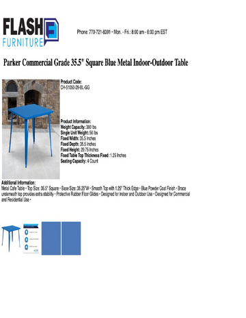 Spec Sheet