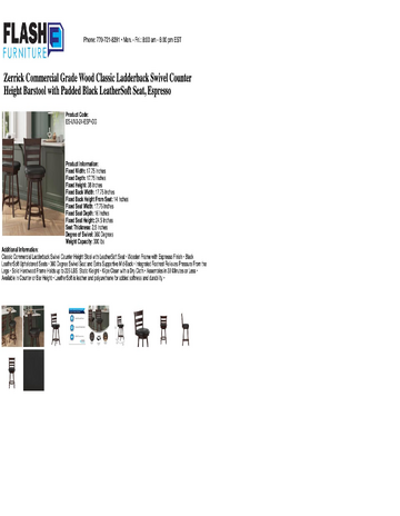 Spec Sheet