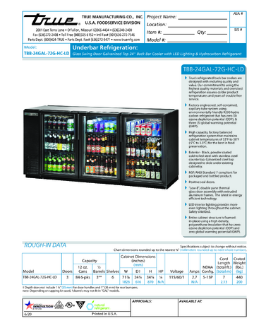Spec Sheet