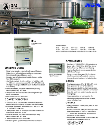 Spec Sheet