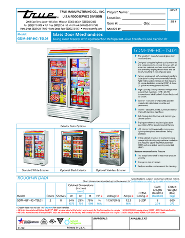 Spec Sheet