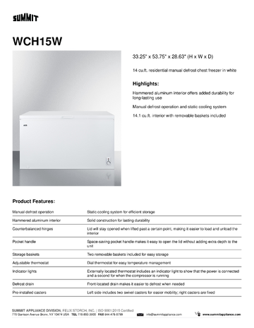Spec Sheet