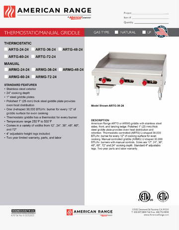 Spec Sheet