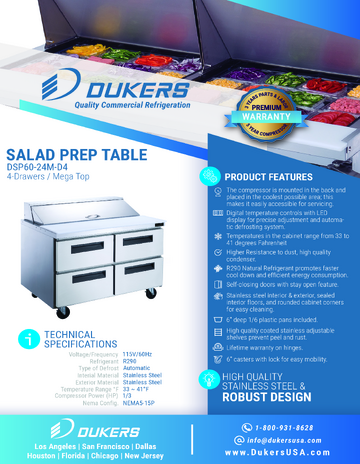 Spec Sheet