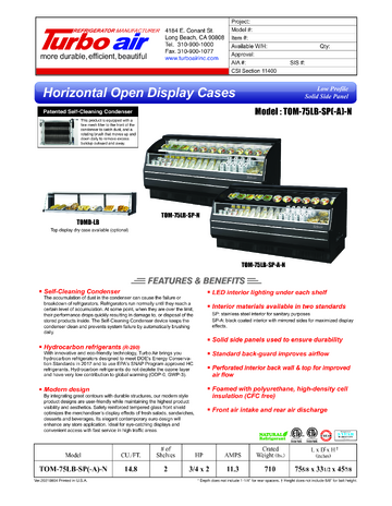 Spec Sheet