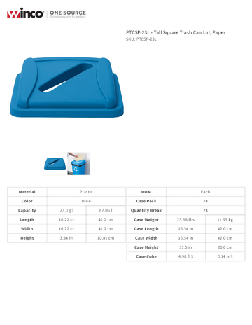 Spec Sheet