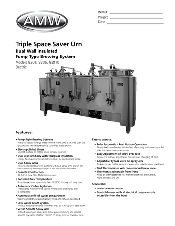 Spec Sheet
