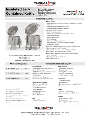 Spec Sheet