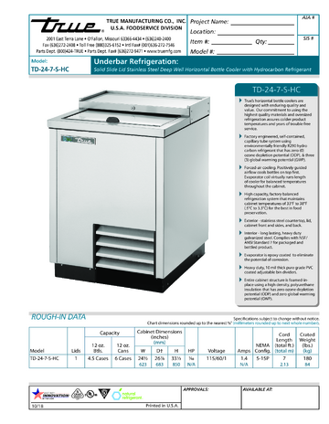 Spec Sheet
