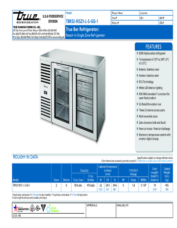 Spec Sheet