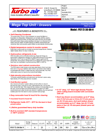 Spec Sheet