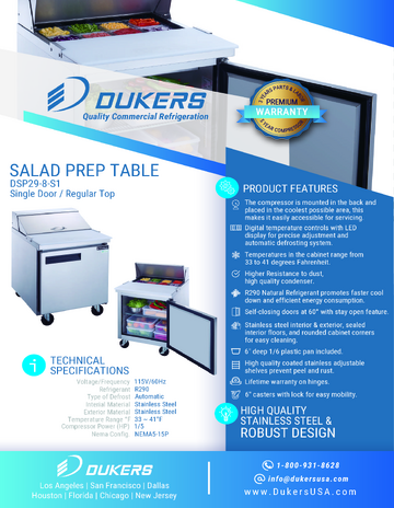 Spec Sheet