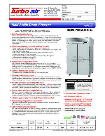 Spec Sheet