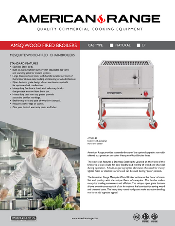 Spec Sheet