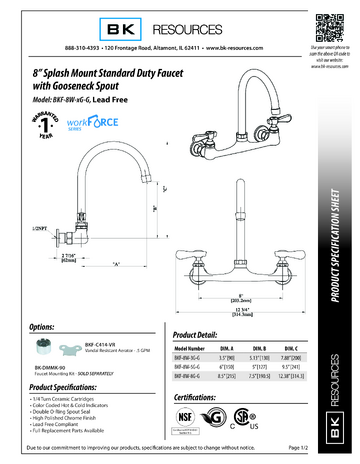Spec Sheet