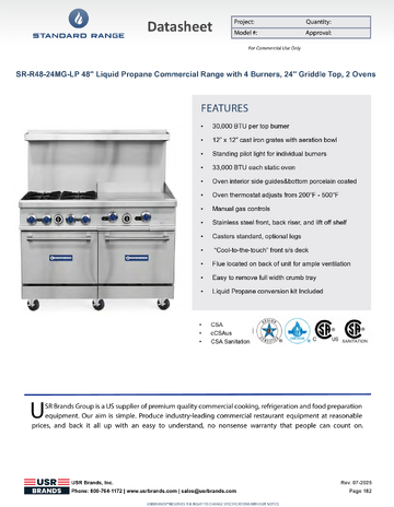 Spec Sheet