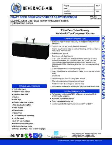 Spec Sheet