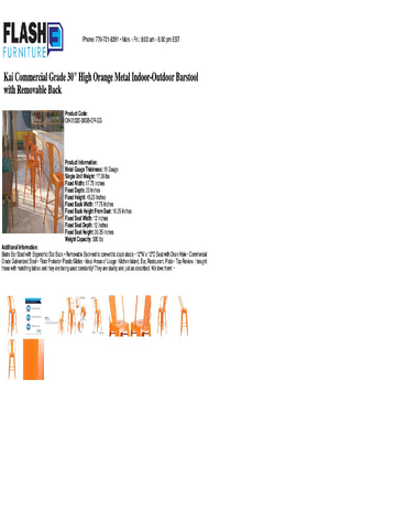 Spec Sheet
