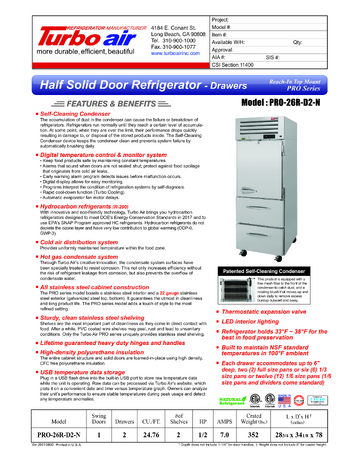 Spec Sheet