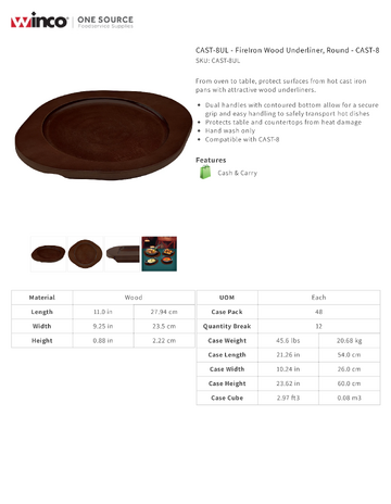 Spec Sheet