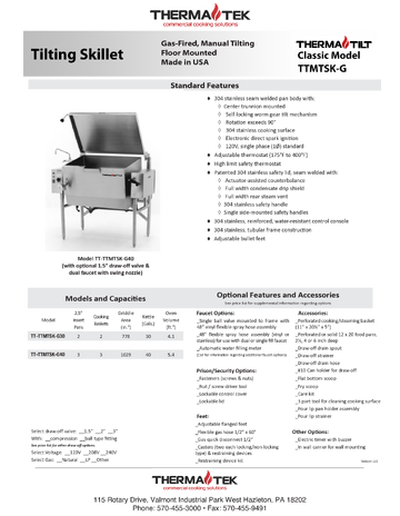 Spec Sheet
