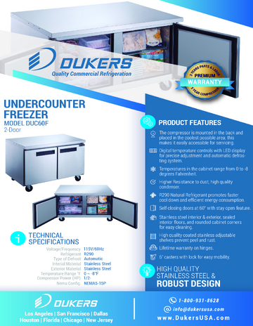 Spec Sheet