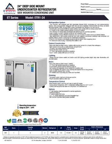 Spec Sheet
