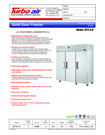 Spec Sheet