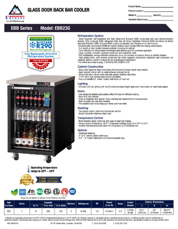 Spec Sheet