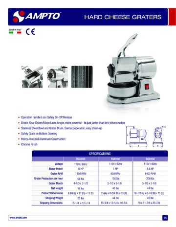 Spec Sheet
