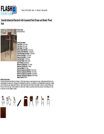 Spec Sheet