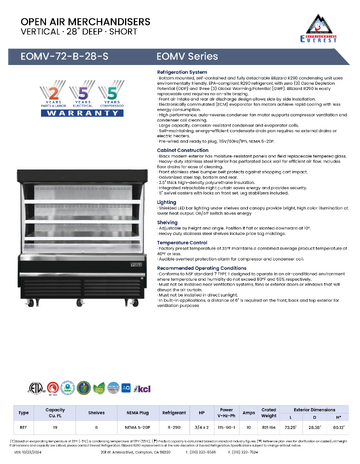 Spec Sheet
