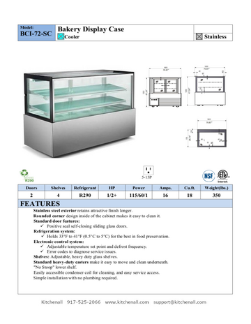 Spec Sheet