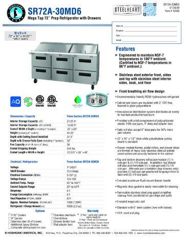 Spec Sheet
