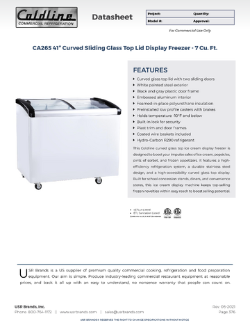 Spec Sheet