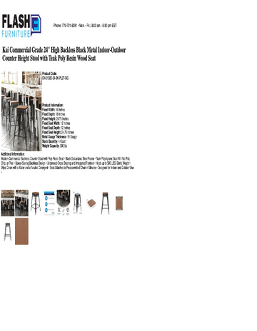 Spec Sheet