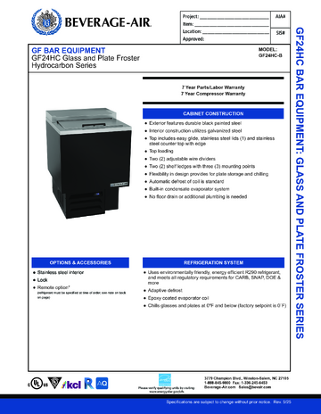 Spec Sheet