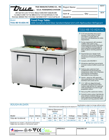 Spec Sheet