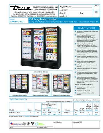 Spec Sheet