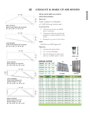 Spec Sheet