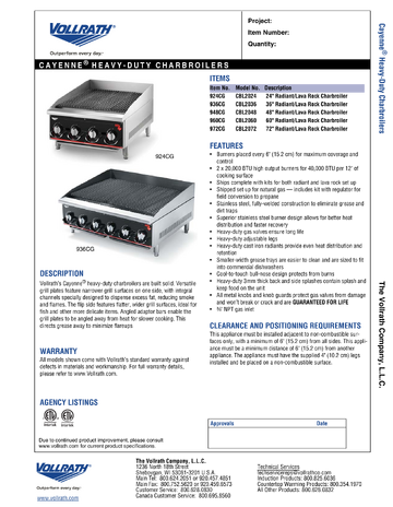 Spec Sheet