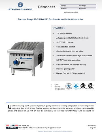 Spec Sheet