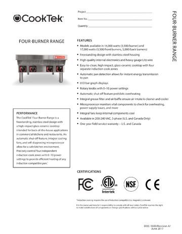 Spec Sheet